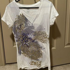Express Tee with Purple and Gold Size L